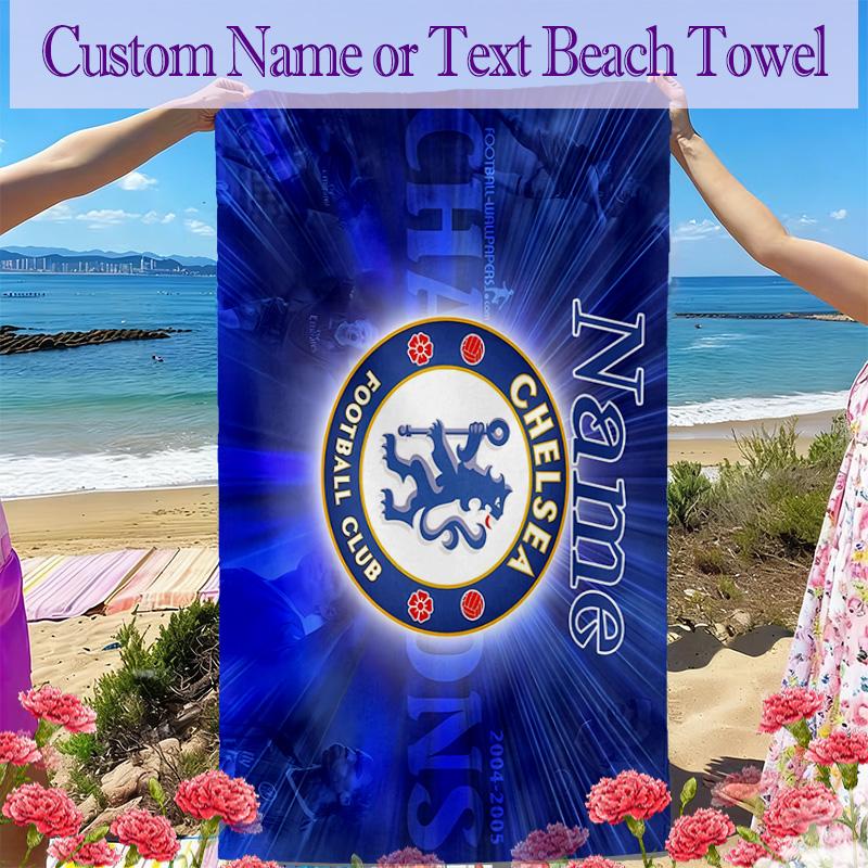 Chelsea Football Club (10) Beach Towel Suitable for Various Scenarios Such As Kitchen, Bathroom and Beach Swimming