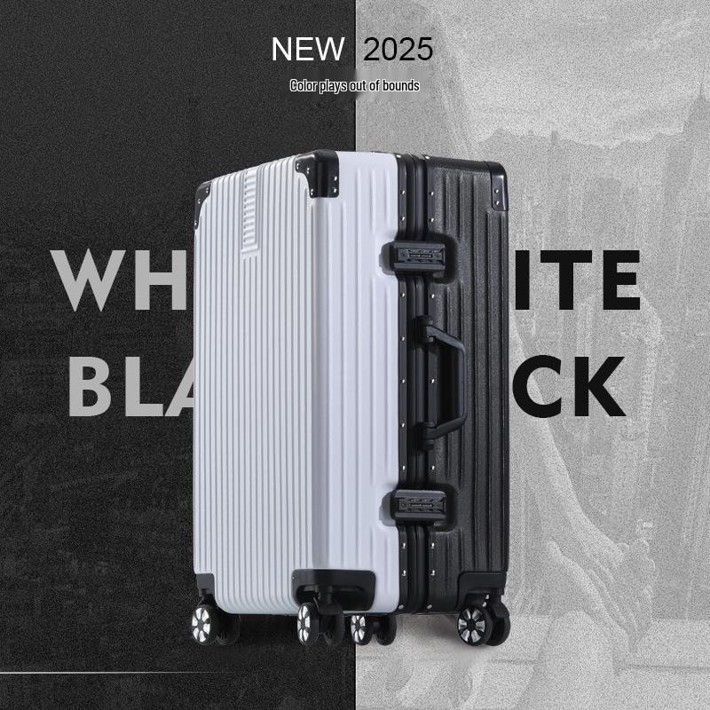 Durable Aluminum Frame Suitcase - 26-Inch Large Capacity, 24-Inch Carry-On, 20-Inch Trolley