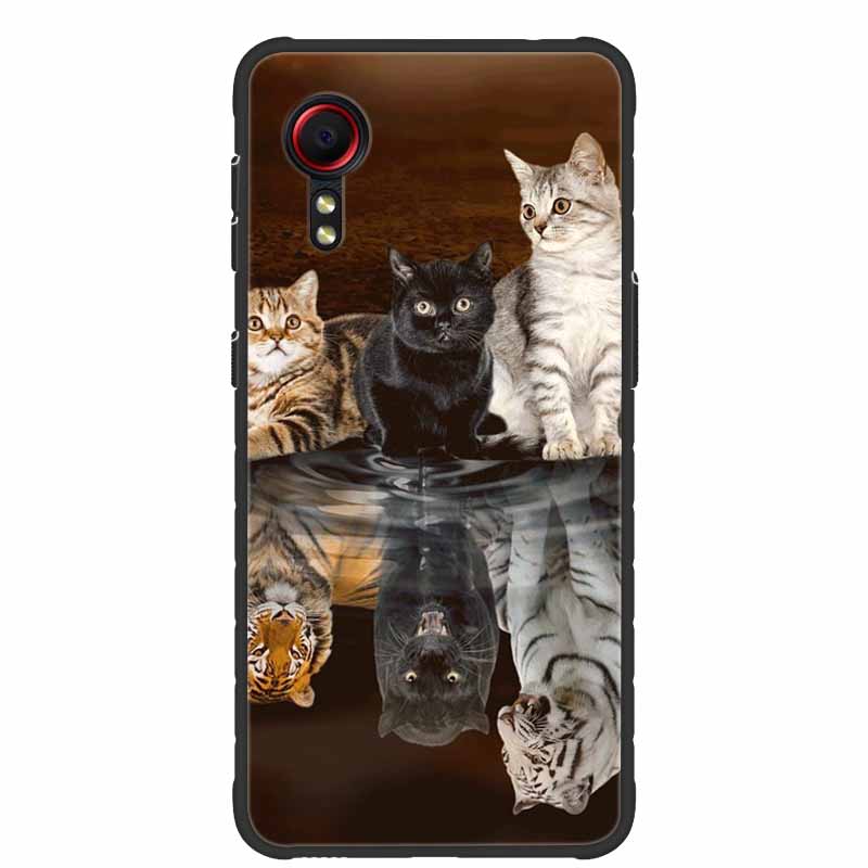 Per Samsung Galaxy Xcover7 5G Cover Carina Adorabile Custodia Posteriore in Silicone per Telefono Per Samsung Xcover 7 Protettiva Antiurto Morbide Custodie