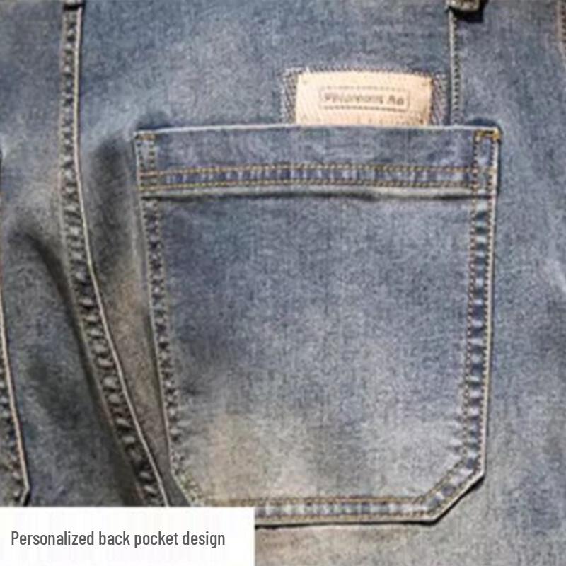 JEEP SPIRIT Men's American Retro Casual Jeans