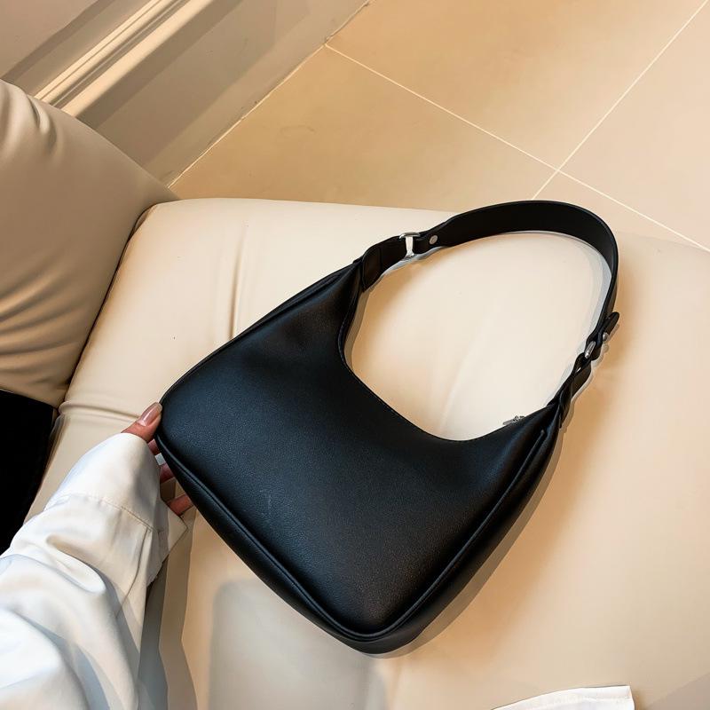 

Винтажная сумка-пельмень через плечо - Универсальная, Модная, Высококлассная чёрный