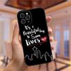 Greys Anatomy You Are My Person Black Soft Silicone Phone Case For iPhone 13 Mini 11 Pro 12 Pro Max 6S 7 8 Plus XS Max XR Cover