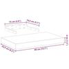 VidaXL Floating Shelves 2 Pcs 40x23.5x4 Cm Engineered Wood, Wall Shelf, Shelf Board, Wall Shelf for Room 4010683