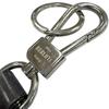 Great BERLUTI key ring shoehorn shoehorn Silver leather mens Used
