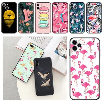Pouzdro na telefon s motivem růžového plameňáka pro iPhone, Samsung, Galaxy, Redmi, Xiaomi, Oppo, OnePlus, Note SA, 7, 8, 9, 10, 11, 12, 13, 14, 20, 21, 22, 23, 53, 54, Pro Max Plus, Ultra