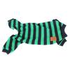 Striped Dog Pajamas Stylish Cute Stretchy Breathable 4 Legged Pet Pajamas for Home Daily Wear XL