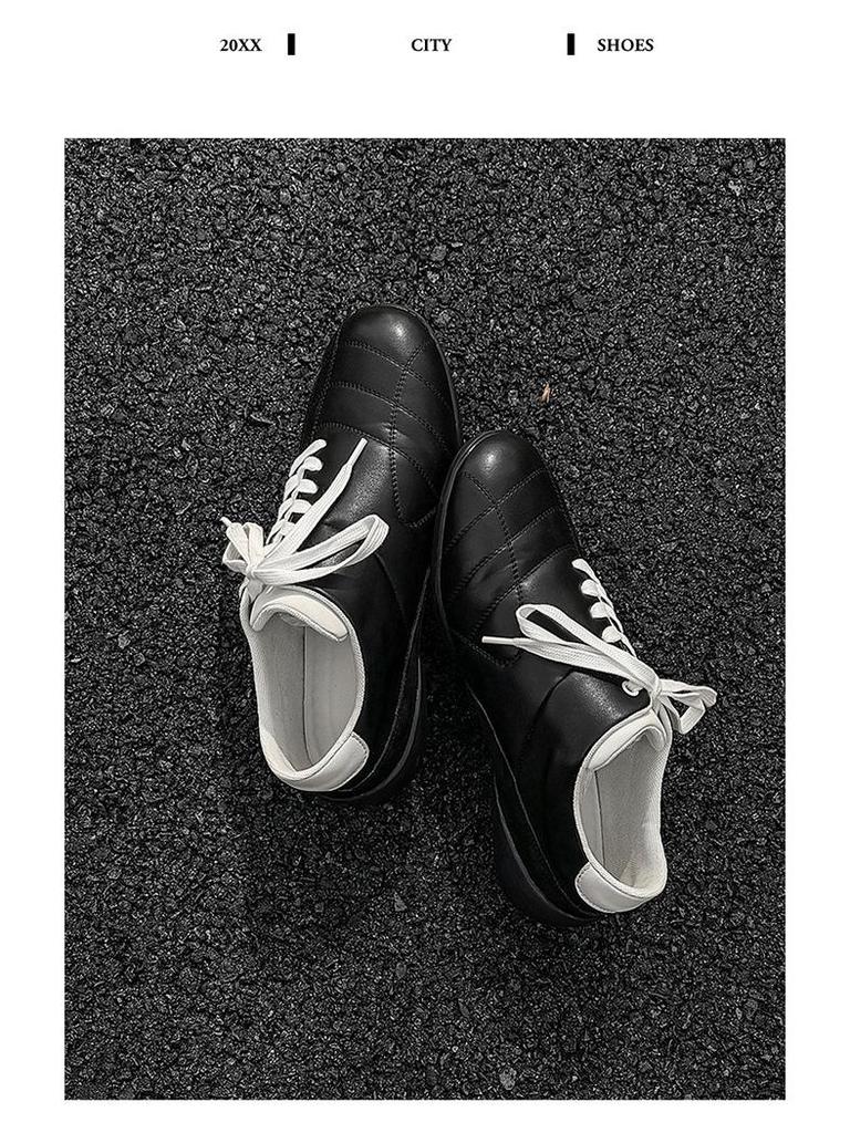 2025 Spring Retro Diagonal Lace-Up Unisex Thick-Soled Casual Sports Shoes