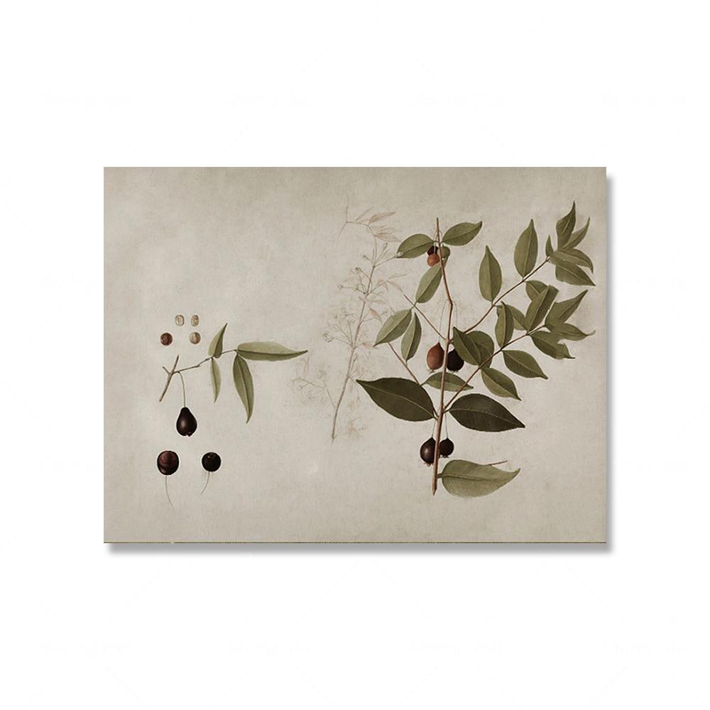 Vintage French Country Oil Painting On Canvas Poster Floral  European Art Prints Retro Botanical Gallery Wall Pictures Decor