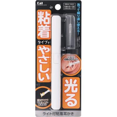 Kaijirushi Adhesive Ear Buds with Light (1 Pc.) Medical Accessories Bright and Easy To See, Ideal for Children and the Elderly. Ear Buds
