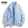 JEEP SPIRIT Men's Stand Collar Baseball Jacket