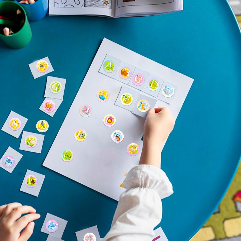 Waterproof Colorful Alphabet Stickers: European & American Home Décor, Personalized Toys & Stationery