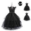 Girls' Belle Princess Cosplay Dress - Formal Halloween & Christmas Outfit