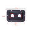 1/3Pcs Black Steel Recessed Speaker Jack Plate Xlr Connector For Dish Board Stage Loudspeaker Diy Accessories