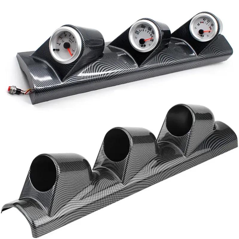 3 Hole A-Pillar 52mm Instrument stand Car Modified Instrument Frame Left Right Hand Gauges A-Pillar Meter Accessories