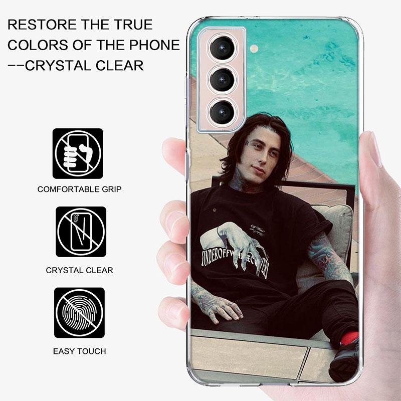 Singer R-Ronnie R-Radke Phone Case For Samsung Galaxy S25 Edge S24 S23 FE S21 S20 S10 Plus S22 S26 Ultra Cover Clear Cases TPU C
