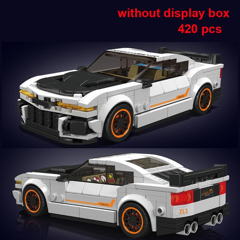 City Speed  Technical Moc Car Sports Car Racing Building Blocks Brick Vehicle Educational Construction Toys