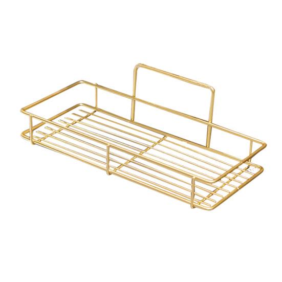 

Клейкий Настенный Стеллаж для Хранения, Большой Вместимости, с Полыми Отверстиями для Дренажа, Антикоррозийный Органайзер для Ванной Комнаты, Кухни S