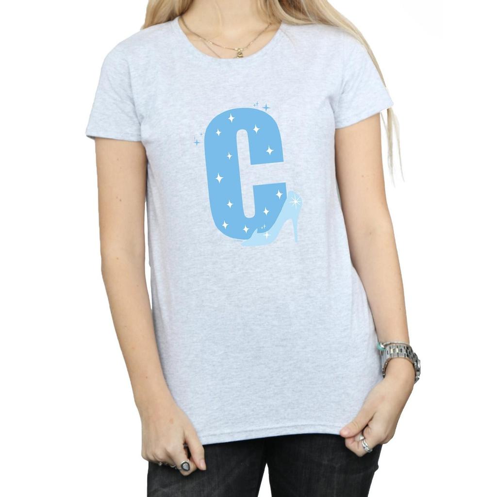 Disney Womens/Ladies Alphabet C Is For Cinderella Cotton T-Shirt