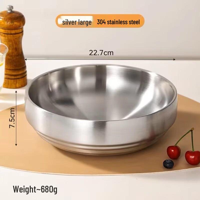 ZISIZ 304 Stainless Steel Korean Style Noodle Bowl