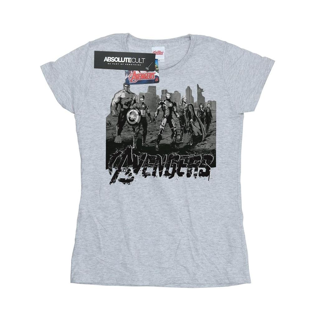 Marvel Womens/Ladies Avengers Mono Team Art Cotton T-Shirt