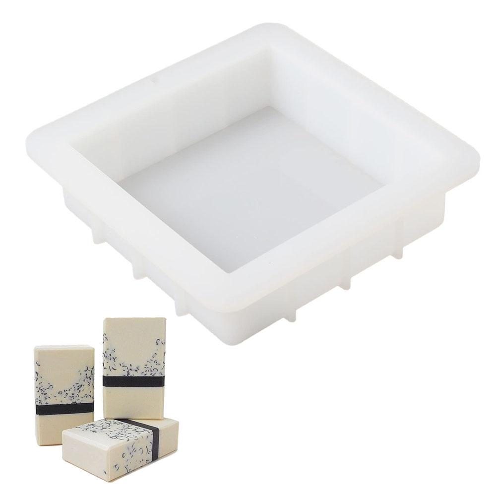 1000ML/1500ML Silikon Seifenform Transparent Rechteckig Quadratisch Einfache Entnahme DIY Handgemacht Mousse Kasten Kuchen Schokolade Herstellungswerkzeuge