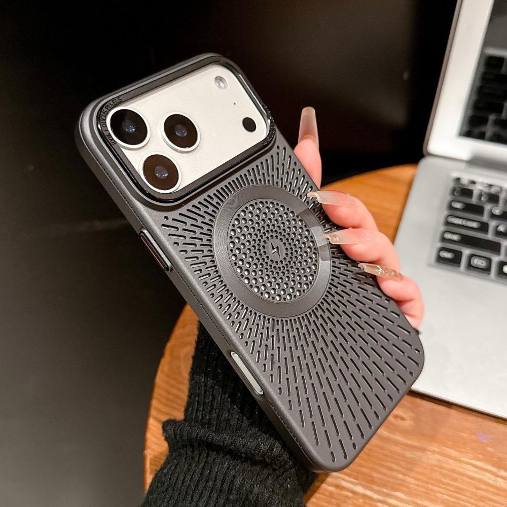 

Heat Dissipation Phone Case For iPhone 17 Pro 16 15 14 Plus 13 12 Pro Max For Magsafe Wireless Charge protector Cover For iphone12