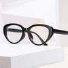 Cat-Eye Glasses Frame With Myopia Blue Light Filter High-Quality Lightweight Durable Flat Lens Fashionable Personalized Optics