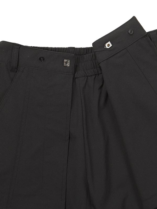 BBC EARTH W Raid Shirred Pants_Black