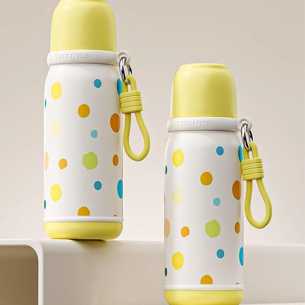 Cartoon Pattern Coffee Cup Large Capacity Insulated Cup Ins Style Water Bottle  Outdoor Sports