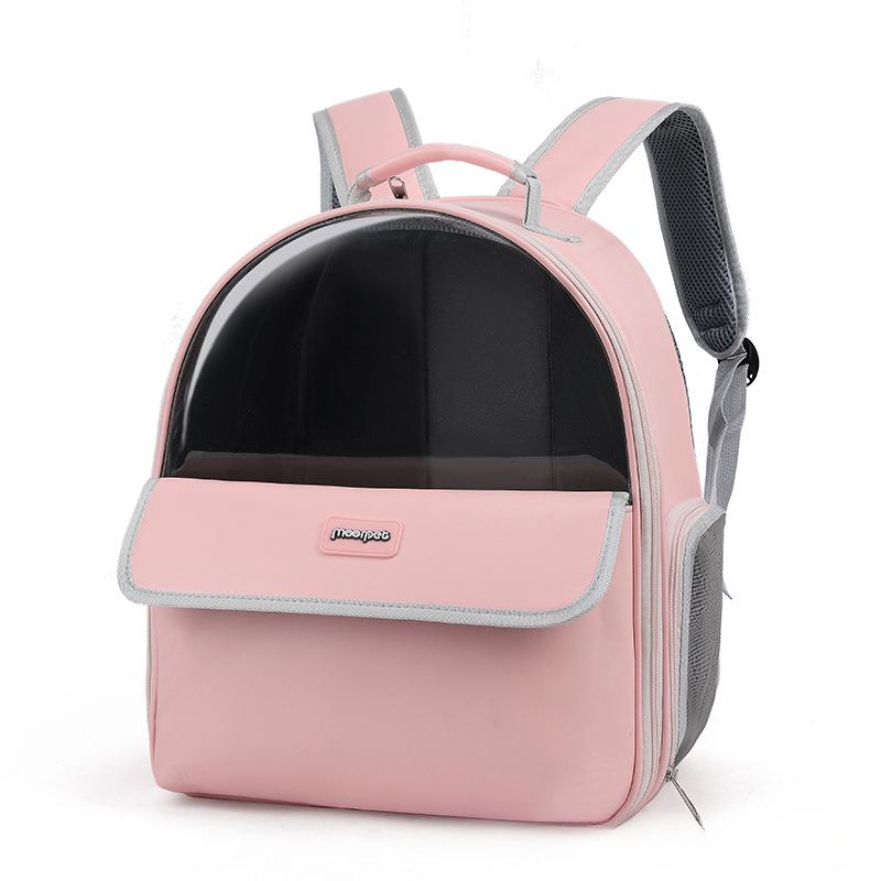 Cat Bag for Outing Large Capacity Cat Bag Transparent Portable Outing Cat Backpack Pet Breathable Backpack