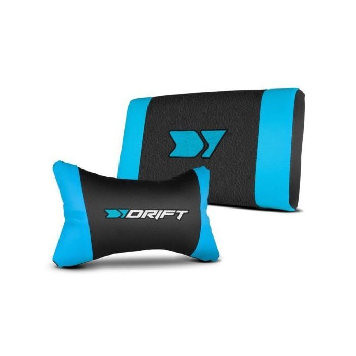 Chaise de jeu Drift Dr35Bl Pc siège rembourré noir, bleu