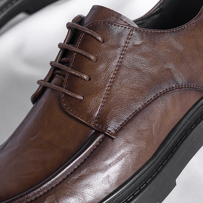 Fashion Genuine Leather Shoes For Man Leather Casual Shoes Fashion Business Oxford Shoes High Quality Designer Work Shoes