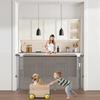 VEVOR Retractable Baby Gate, 870 Mm Tall, Extends Up To 1400 Mm Wide, Retractable Gate for Kids or Pets, Mesh Material