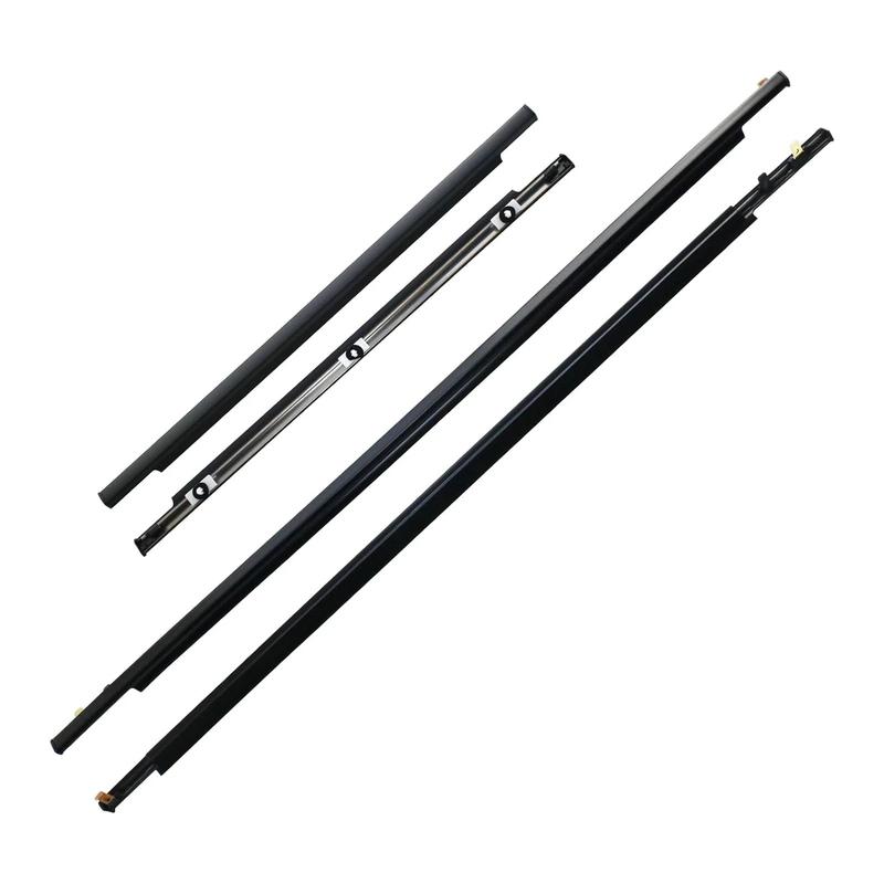 Artudatech 4PCS Window Moulding Trim Seal Belt Weatherstrip For Toyota FJ Cruiser 2007-2009 2010 2011 2012 2013 2014 68162-35073