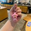 Cute Cartoon Sheep PVC Keychain Smooth Edge Multi Colors Bag Pendant Safe Souvenir Gift for Toddlers Backpack Decor