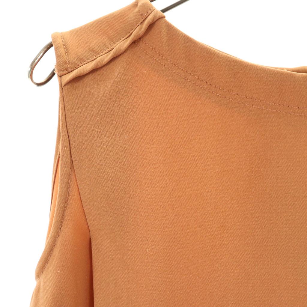 Nano Universe No Sleeve Shirt 38 Orange Series Women Used
