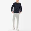 Fila Printed Sports Knit Crewneck Sweatshirt Men Sweatshirt Legendary-Blue F11M211216F-NV