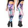 Stylish Cross-border Women's Nine-point Leggings With High Elasticity And 3d Print Design For A Perfect Fit