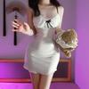 Sexy Underwear Sexy Pure Desire Style Home Nightdress Fresh and Sweet Butterfly Bow Tie Slim Backless Suspender Skirt