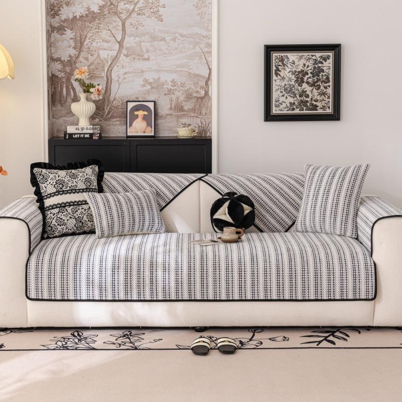 Chenille All-Season Living Room Sofa Cushions Non-Slip Cat-Scratch Resistant Soft Sofa Covers Soft Sofa Throws for Home Decor 70x70cm 1pcs серый