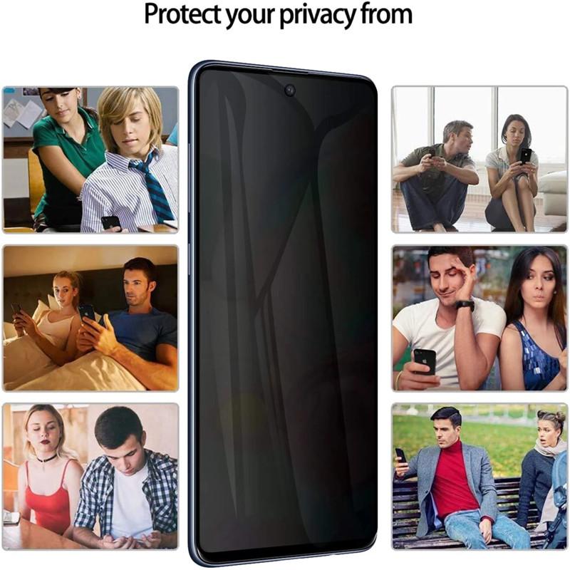 1-4Pcs Privacy Screen Protector for Samsung A53 A13 A52S A52 A32 A12 A55 A51 A72 A22 A33 A73 A21S A54 S10E S20FE Anti-spy Glass2