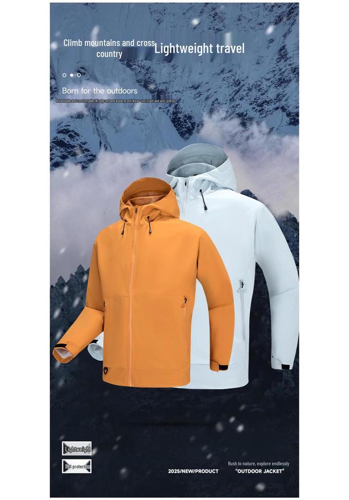 Men's Custom Logo Softshell Jacket - Spring/Autumn Technical Workwear