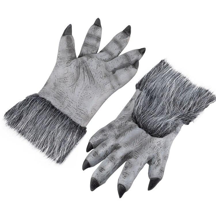 Werwolf-Maske & Handschuhe Set – Gruselig-cool Für Halloween & Mottopartys