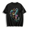 Cool Gorilla DJ Rock Style Graphic Print Casual Top Pure Cotton T-shirt