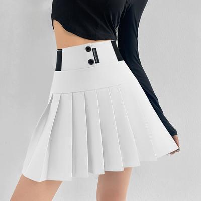 A-line Pleated Skirt for Women Autumn Winter Slim High-waisted Shorts Skirts Vintage Korean Style Plus Size Clothing