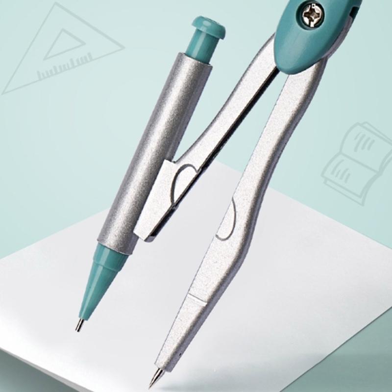 Multifunctional Drafting Tools Kits Including Compass Ruler Protractors Eraser For School Office Home Use In Organizers Box