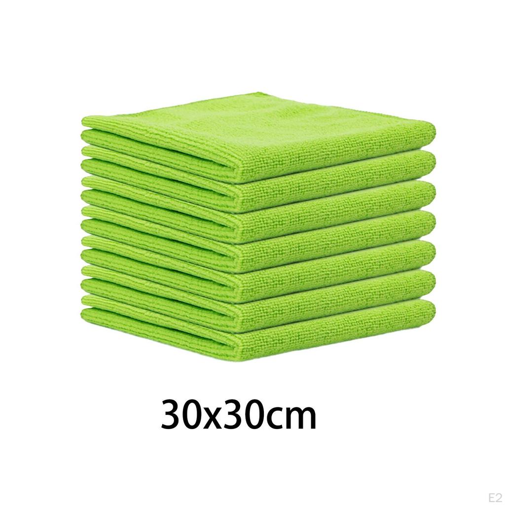 7 ks Čisticí hadřík z mikrovlákna Pratelný přenosný savý ručník na nádobí pro
