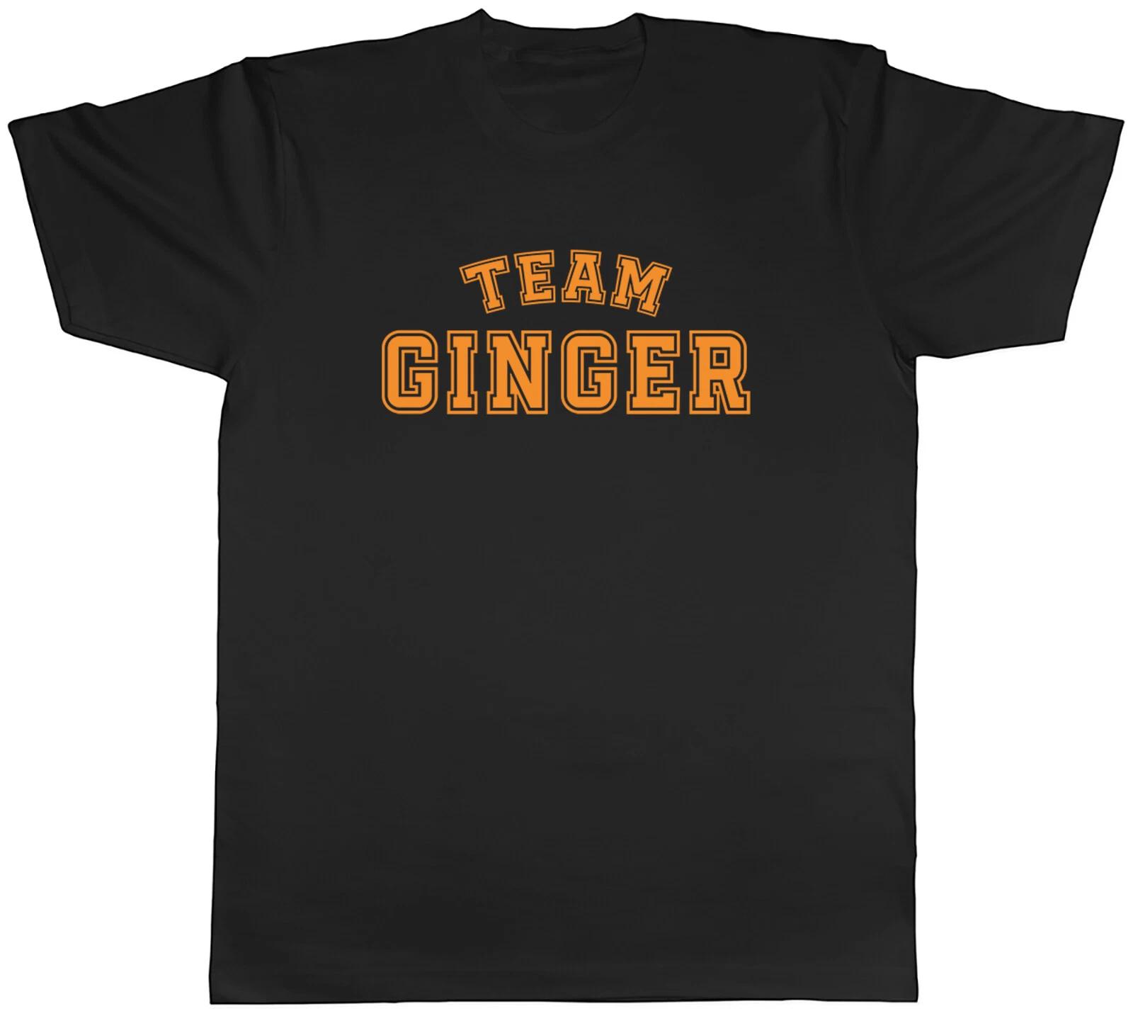 Team Ginger Mens T-Shirt Ginger Redhead Hair Tee Gift M