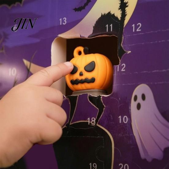 Halloween Countdown Toy Set 2026 Advent Calendar, 24 Day Box with Cute 24-day Calendar Collectible Toys, Spooky Holiday Gift Box, Home Party