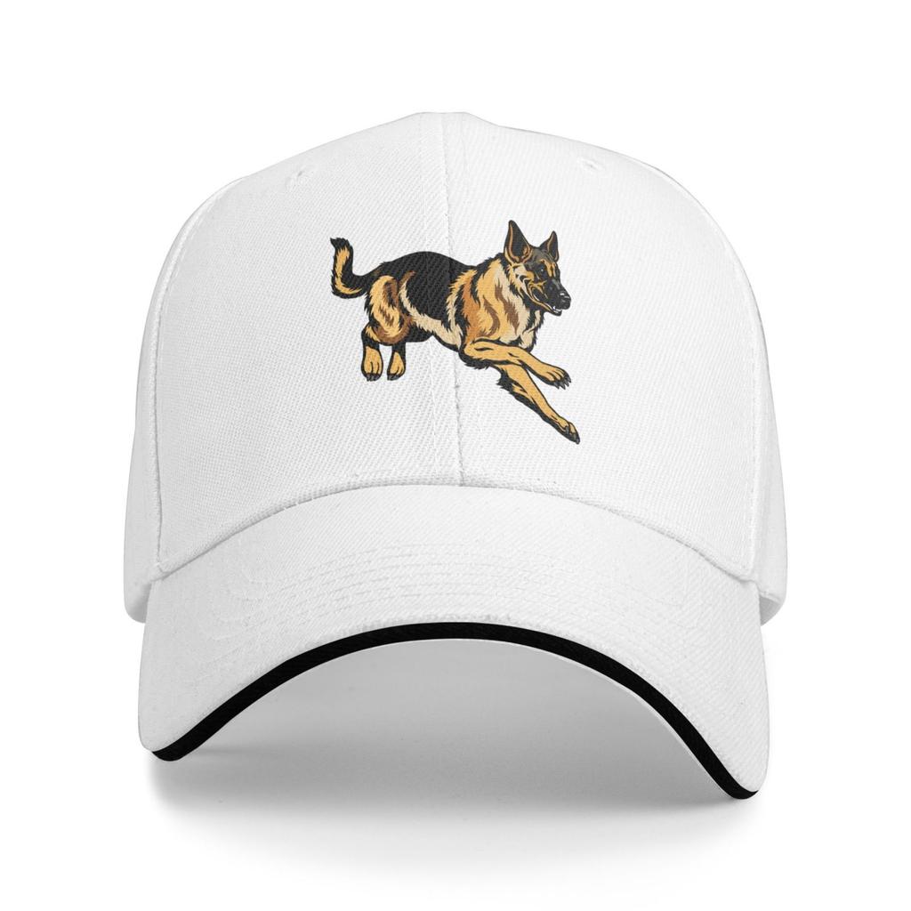 GerUnisex Shepherd Trucker Hat Adult Sport Hat Sun Caps Golf Hats Adjustable Polyester Baseball Caps Summer Outdoor Sandwich